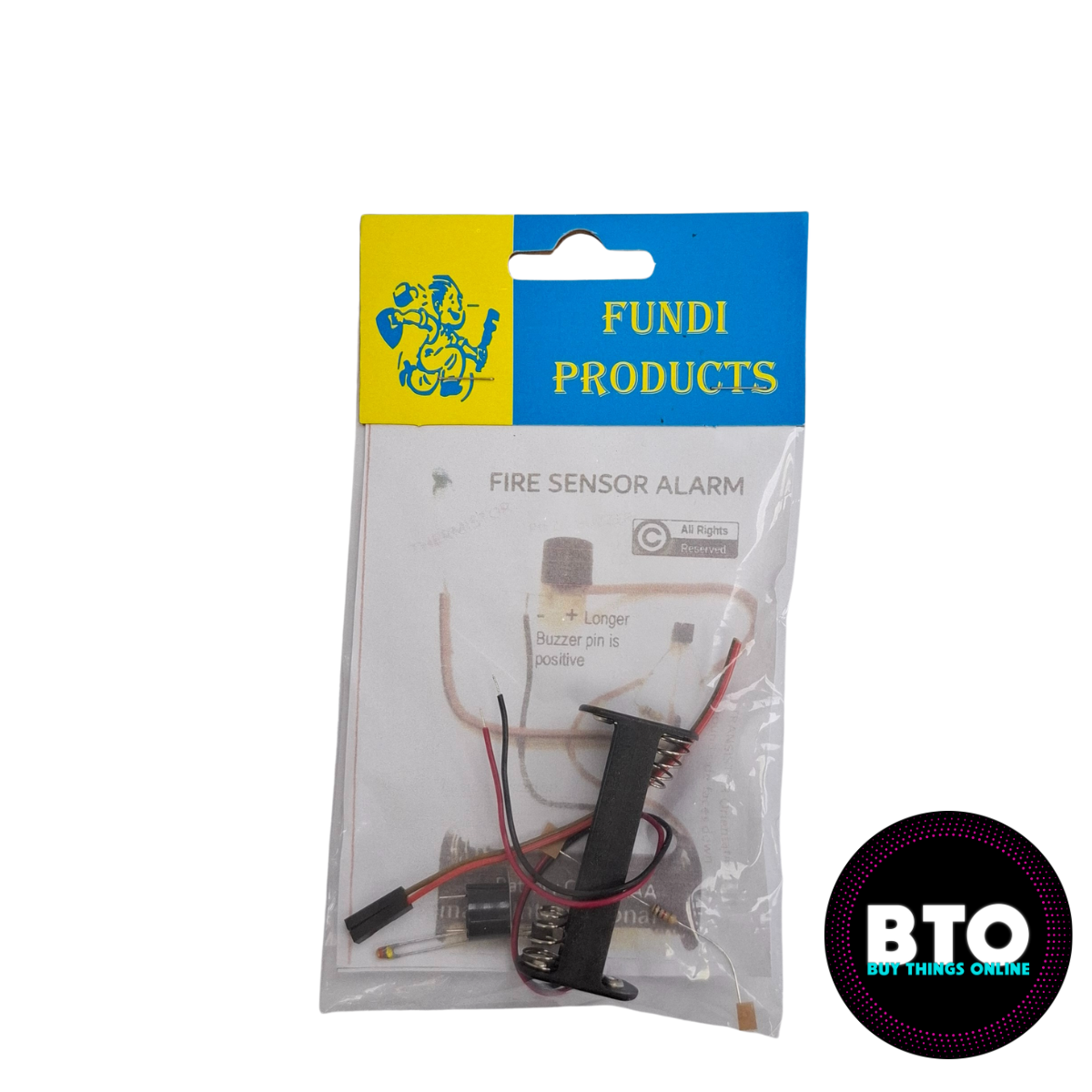 School Project Kit Fire Sensor Alarm