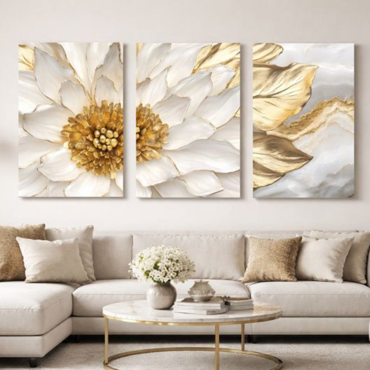Canvas Wall Decor (A Whisper Of Gold)